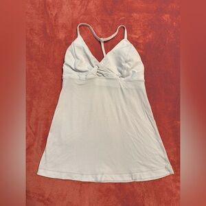 Rare Lululemon pranayama light pink tank top T back vintage